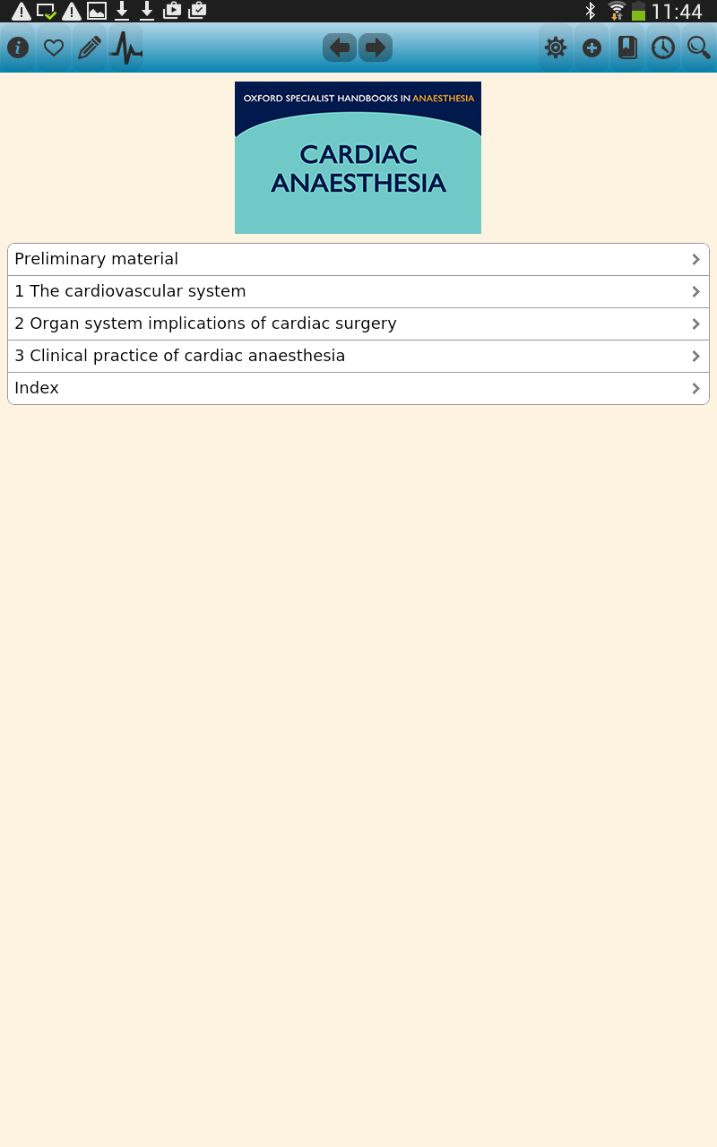 Cardiac Anaesthesia Screen 1