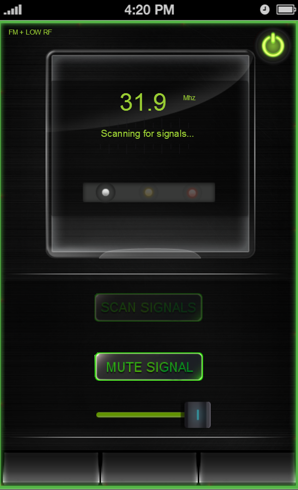 UFO Signal Scanner BX1 Screen 1