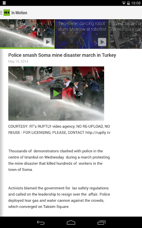 RT News English screenshot