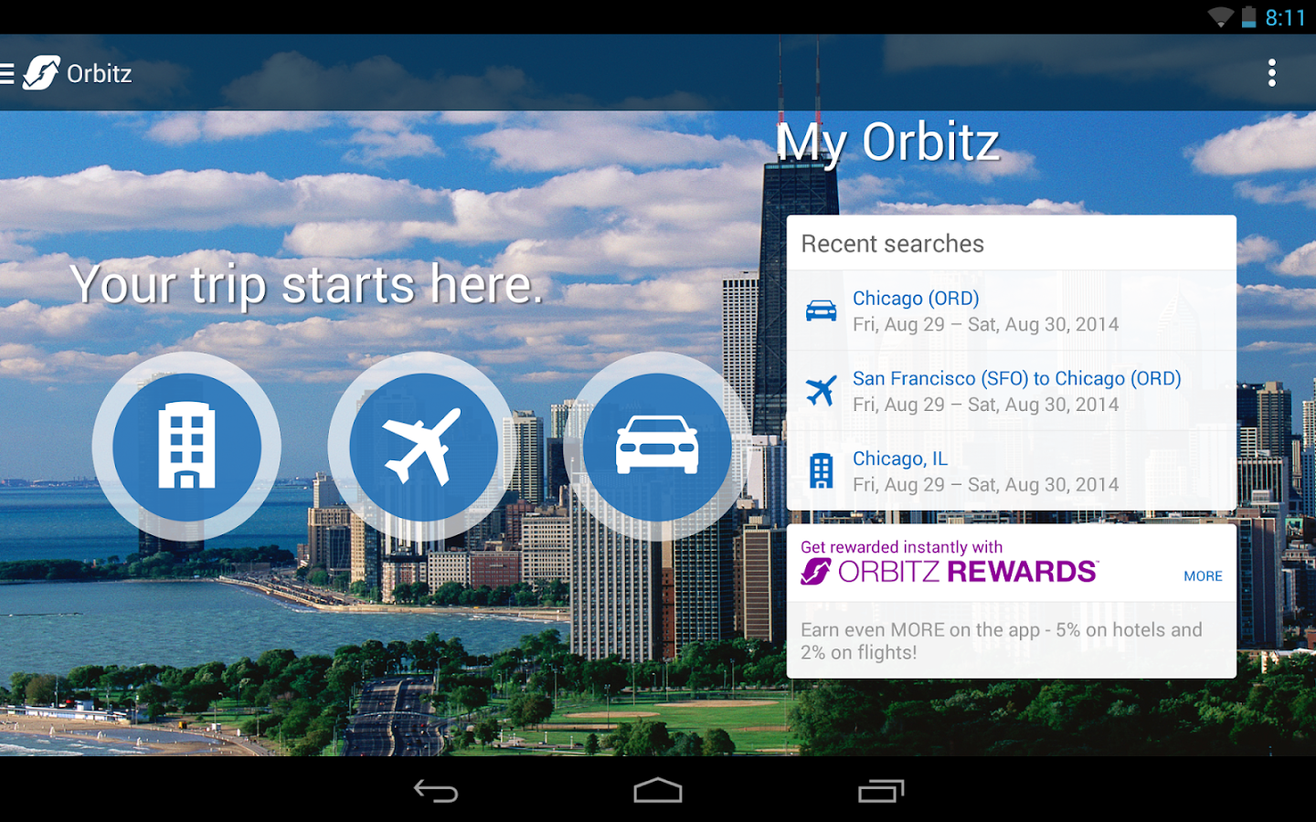 Orbitz Flights, Hotels, Cars Android Apps on Google Play