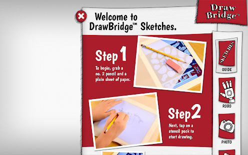 Android application DrawBridge Sketches screenshot