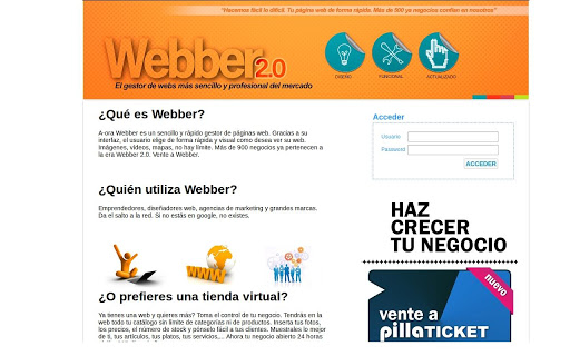 Webber 3.0 Tu Generador de Web