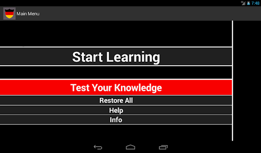 Learn German Words Fast inter. Screenshots 3