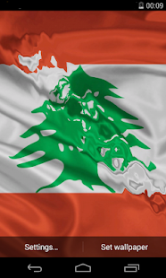 Flag of Lebanon Live Wallpaper - náhled