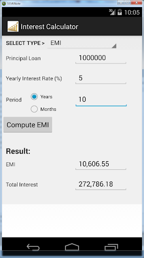 Interest Calculator