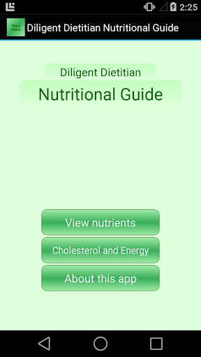 DiligentDiet Nutritional Guide
