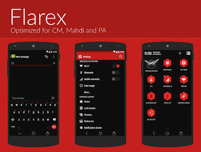 How to mod FlareX CM11 Theme lastet apk for bluestacks