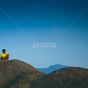 Waiting for a friend by Taufique Rahman - Babies & Children Children Candids