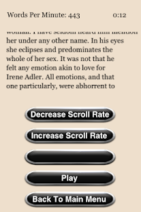 Speed Reading Trainer - screenshot thumbnail