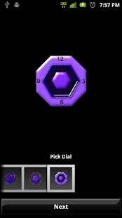 Free Download Crazy Clock Purple Design APK