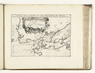 Kaart van de kust bij Brest, 1726