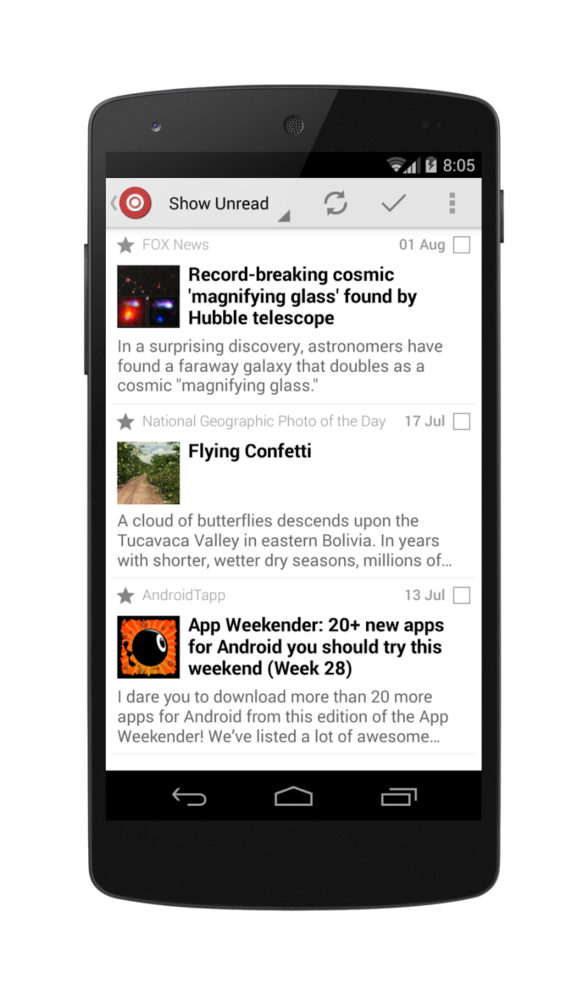 Feed Centre Pro Key Screen 2