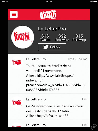 【免費新聞App】La lettre Pro de la Radio-APP點子