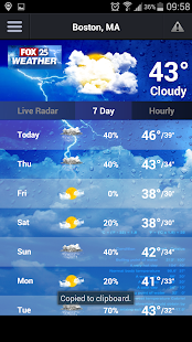 Free FOX 25 Boston Weather Team APK for Android
