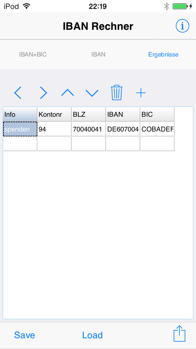IBAN CALCULATOR PRO Screen 2