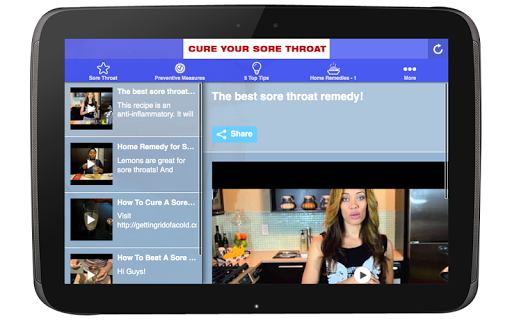 【免費健康App】How To Cure A Sore Throat Fast-APP點子