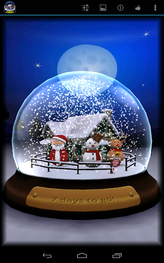 【免費個人化App】3D Christmas Advent Snow Globe-APP點子