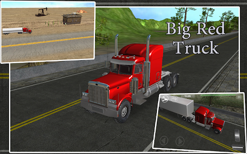 Big Red Truck: 3D Driving Sim