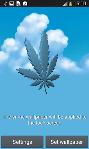 【免費個人化App】Marihuana 3D Live WallPaper-APP點子