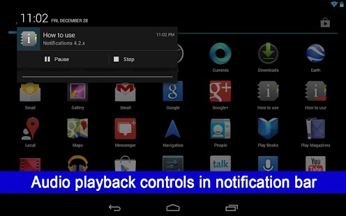 description how to use android tablets for android 4 1 and 4 2 shows ...