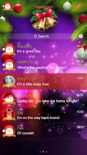 How to install GO SMS CHRISTMAS NIGHT THEME 1.0 unlimited apk for pc