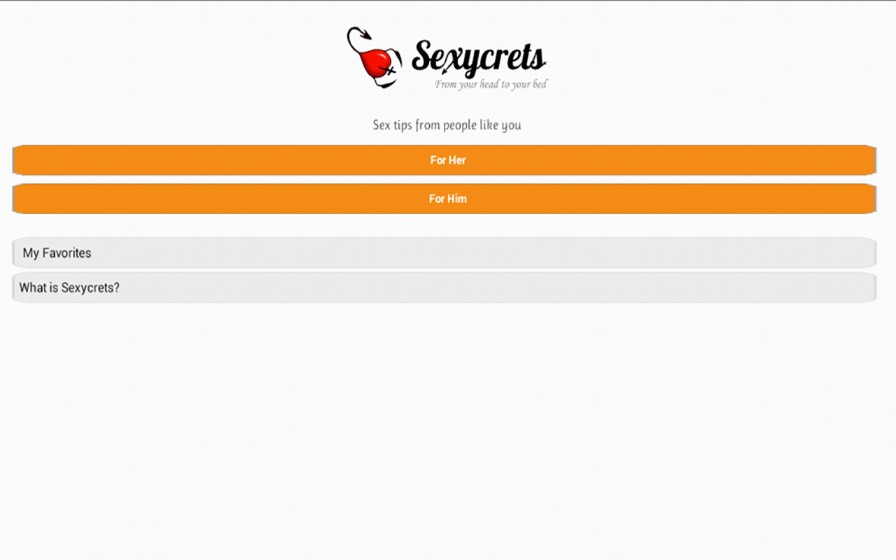 Sexycrets Real People Sex Tips - screenshot