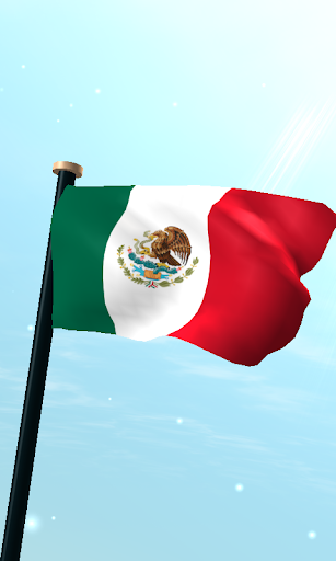 Mexico Flag 3D Free Wallpaper