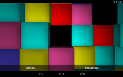 Cube 3D Live Wallpaper poster 21