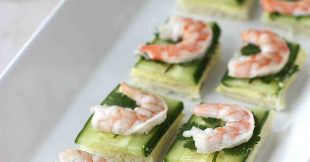 Cucumber Cream Cheese Canape Recipes Yummly