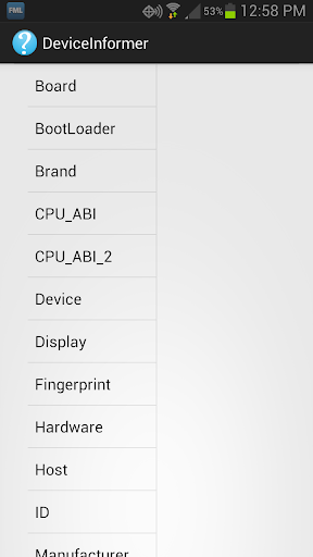 Device Information Center