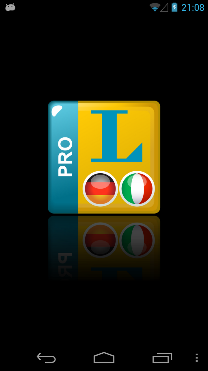 Android application Italian German Translator Dictionary Professional screenshort