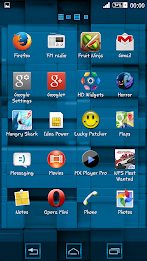 Tiles Blue Xperien Theme poster 5