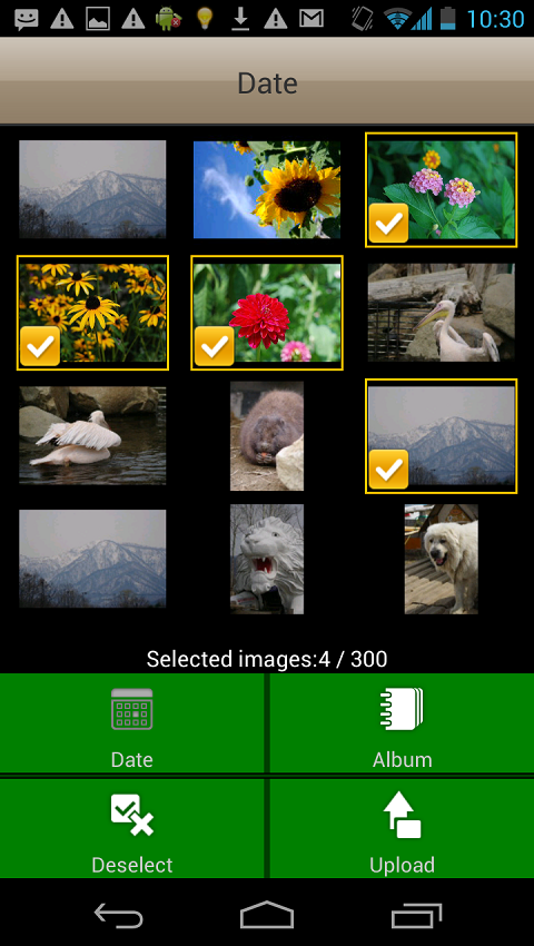 Android application FUJIFILM WPS Photo Transfer screenshort