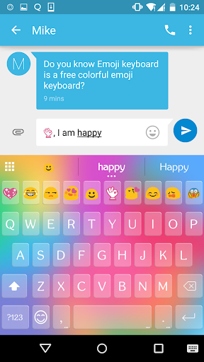 【免費個人化App】Rainbow love emoji keyboard-APP點子