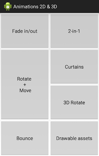 Animations 2D 3D - AndroidBaba