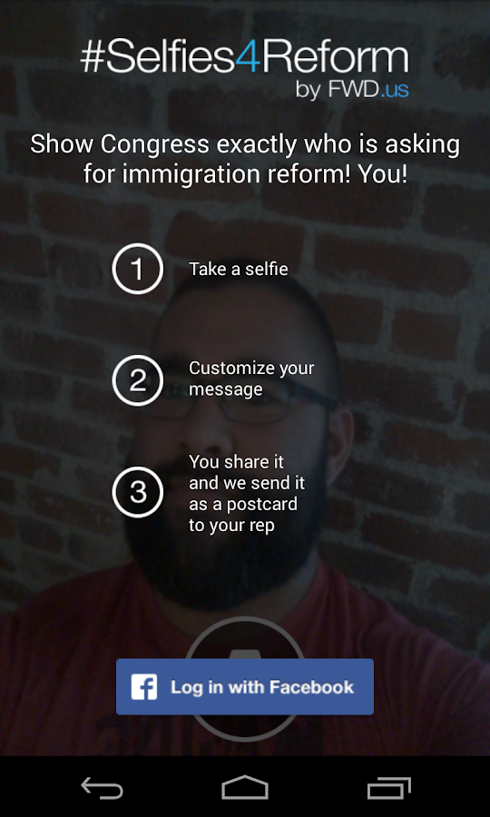 Selfies4Reform - screenshot