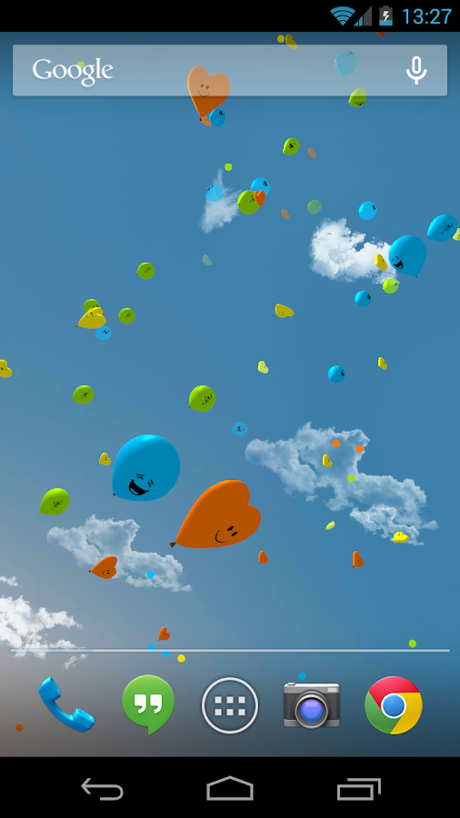 Balloons 3D live wallpaper - screenshot
