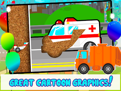 Kids Car, Vehicles Puzzle Game Screenshots 12
