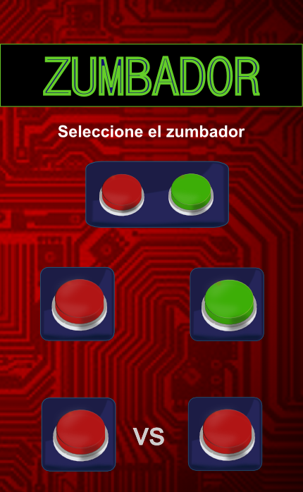 Android application Buzzer screenshort