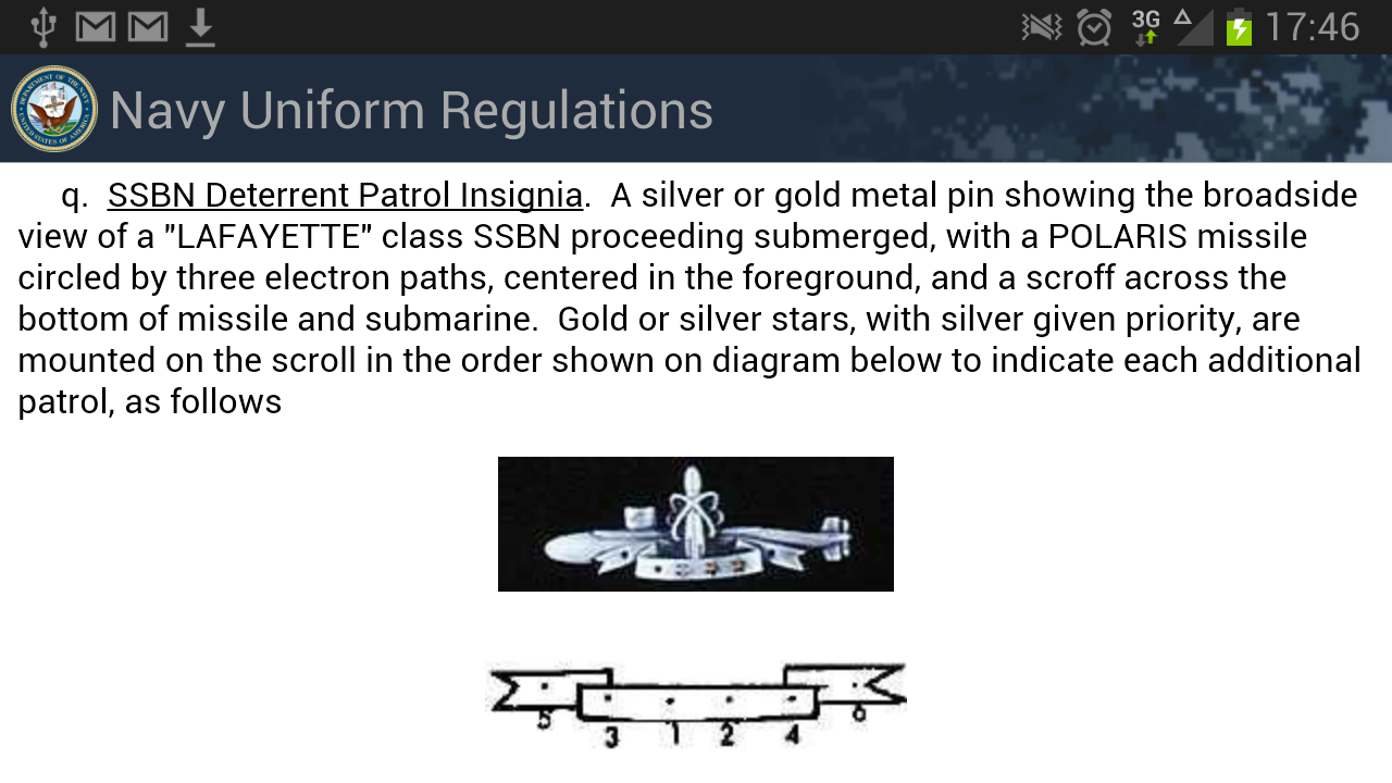 Navy Uniform Regulations - screenshot