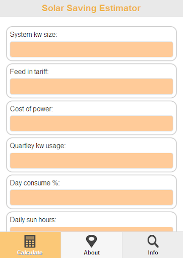 Solar Power Estimator