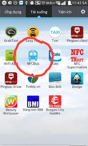NFC Bus Soát vé xe bus