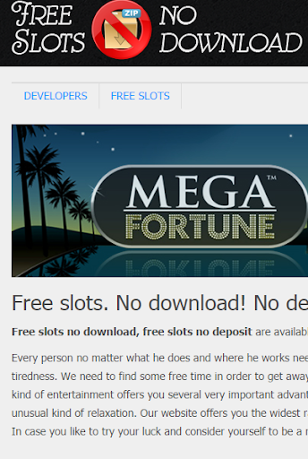 Free Slots No Download