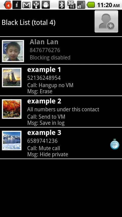Extreme Call Blocker - screenshot