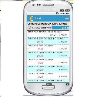 Compte sur mobile Screen 2