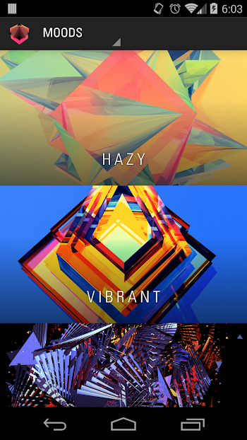 Facets - with Muzei - screenshot