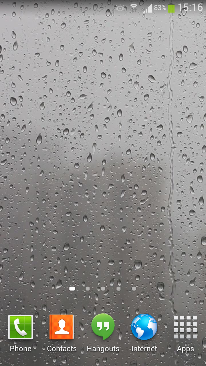 Raindrops Live Wallpaper HD Screen 3