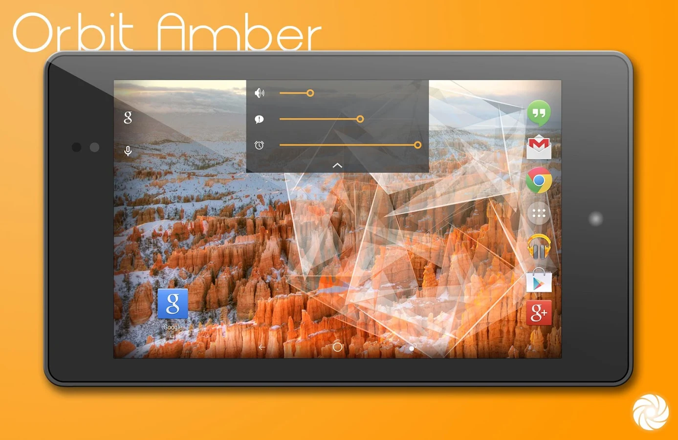 Orbit Amber Theme - CM11/PA - screenshot