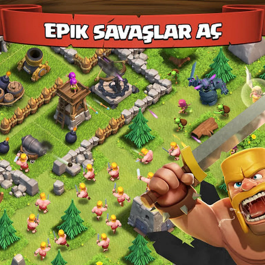 Clash Of Clans v5.2.4 [PARA HİLES, UNLİMİTED MONEY] FULL APK