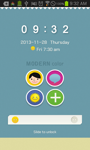 Modern Color go locker theme